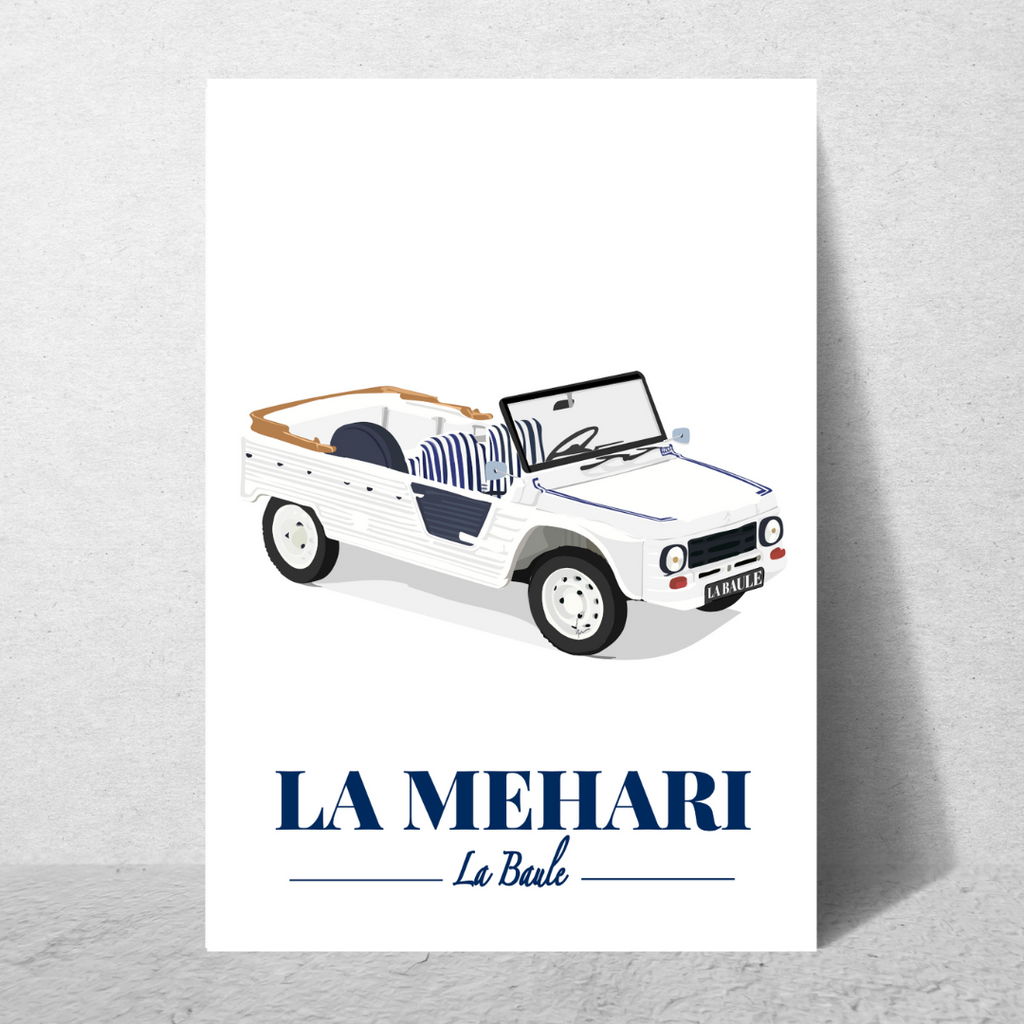 Affiche de voiture, La méhari